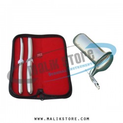 Hegar uterine dilator set 2pieces 11-12, 17-18, collin large